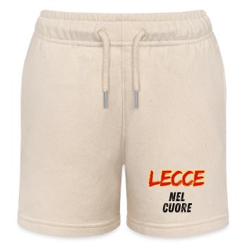Lecce Gelbrot im Herzen - Kinder Organic Joggingshorts Mini Bolter von Stanley/Stella - Natur - Vorne