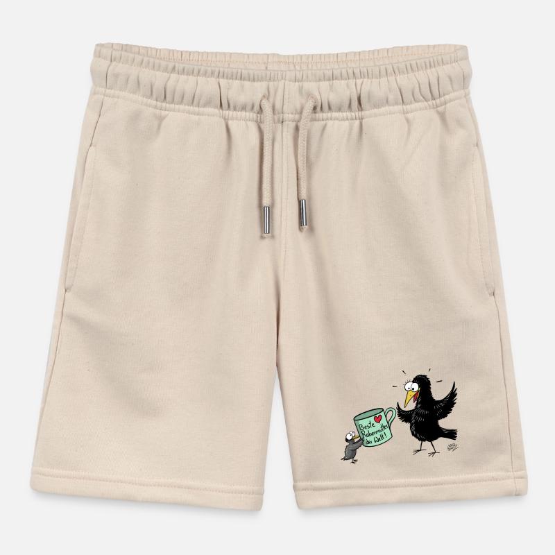 Rabenmutter Muttertag Kinder Organic Joggingshorts Mini Bolter von Stanley/Stella