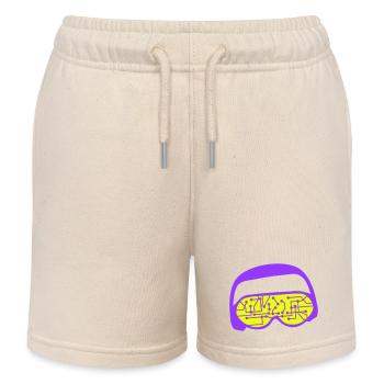 DJ Daten Mikrochip Sonnenbrille Brille Party Musik - Kinder Organic Joggingshorts Mini Bolter von Stanley/Stella - Natur - Vorne
