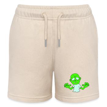 Zombie - Kinder Organic Joggingshorts Mini Bolter von Stanley/Stella - Natur - Vorne