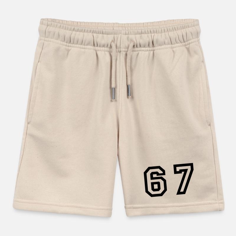 Number - 67 - Sixty Seven Kinder Organic Joggingshorts Mini Bolter von Stanley/Stella