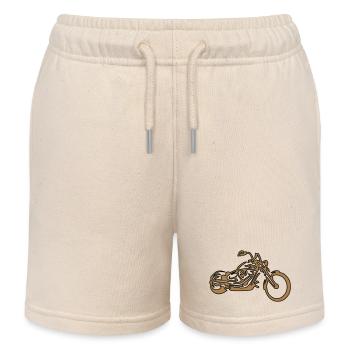 Custom – Chopper Gold Edition - Kinder Organic Joggingshorts Mini Bolter von Stanley/Stella - Natur - Vorne