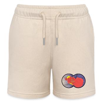Captain Biceps - Short de jogging enfant bio Stanley/Stella - écru doux - Devant