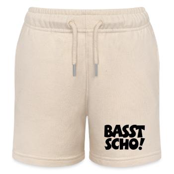 Basst Scho - Kinder Organic Joggingshorts Mini Bolter von Stanley/Stella - Natur - Vorne