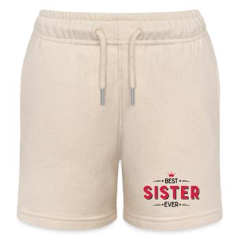 Sœur - Short de jogging enfant bio Stanley/Stella - écru doux - Devant