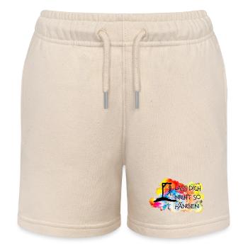 Lass Dich nicht so hängen.... - Kinder Organic Joggingshorts Mini Bolter von Stanley/Stella - Natur - Vorne