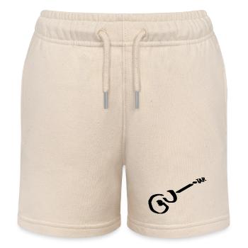 Guitar Pikto schwarz - Kinder Organic Joggingshorts Mini Bolter von Stanley/Stella - Natur - Vorne
