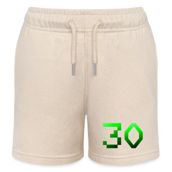 schenken, 30 Pixelig - Kinder Organic Joggingshorts Mini Bolter von Stanley/Stella - Natur - Vorne