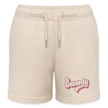 Siebzig Frauen zum 70. Geburtstag sind 70 Jahre alt - Kinder Organic Joggingshorts Mini Bolter von Stanley/Stella - Natur - Vorne