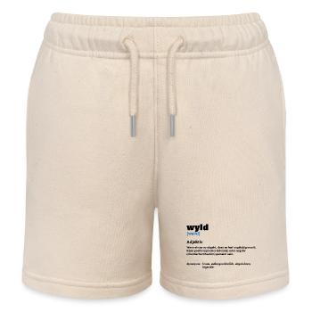 Wyld – So wild wie du - Kinder Organic Joggingshorts Mini Bolter von Stanley/Stella - Natur - Vorne