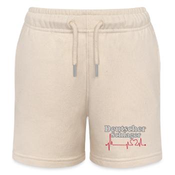 Schlager Party , Schlager Musik , Herzschlag - Kinder Organic Joggingshorts Mini Bolter von Stanley/Stella - Natur - Vorne