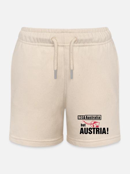 Pas l’Australie, mais l’Autriche - Short de jogging enfant bio Stanley/Stella - écru doux