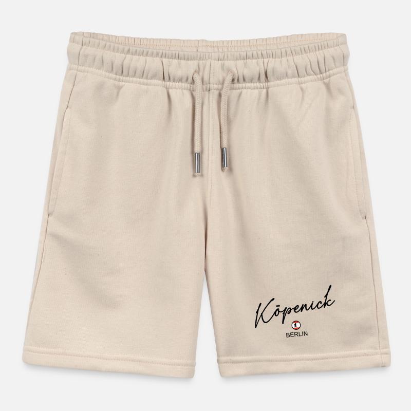 Köpenick - Berlin Flag - Berlin Bear Kids Organic Sweat Shorts by Stanley/Stella