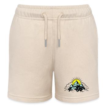 Berge Alpen Natur - Kinder Organic Joggingshorts Mini Bolter von Stanley/Stella - Natur - Vorne
