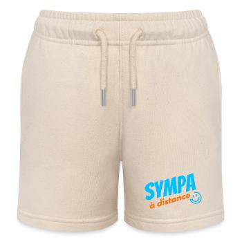 Cool from a distance - Kids Organic Sweat Shorts by Stanley/Stella - soft Ecru - Front
