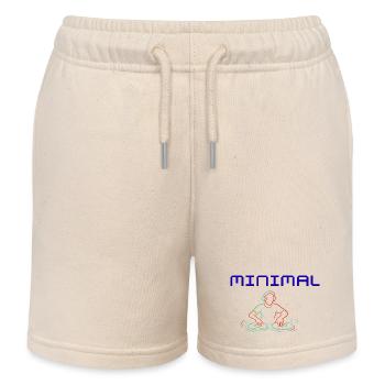 Minimal Beat - Kinder Organic Joggingshorts Mini Bolter von Stanley/Stella - Natur - Vorne