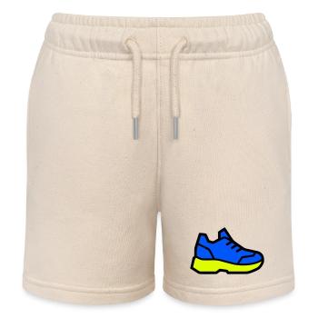 Baskets de course modernes - Short de jogging enfant bio Stanley/Stella - écru doux - Devant