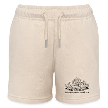 Dolomiten - Mein Herz schlägt für Stein | Ikonisch - Kinder Organic Joggingshorts Mini Bolter von Stanley/Stella - Natur - Vorne