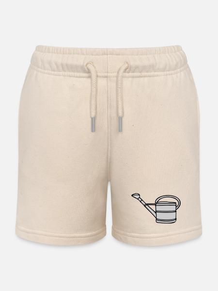 Arrosoir - Short de jogging enfant bio Stanley/Stella - écru doux
