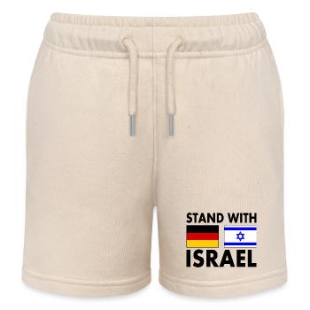 Israël - Short de jogging enfant bio Stanley/Stella - écru doux - Devant