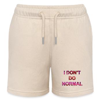 Je ne fais pas normal - je ne fais pas normal - Short de jogging enfant bio Stanley/Stella - écru doux - Devant