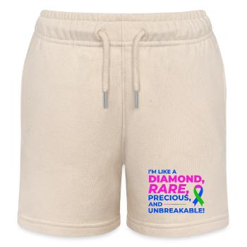 Diamond Like Rare Disease se démarque par la sensibilisation - Short de jogging enfant bio Stanley/Stella - écru doux - Devant