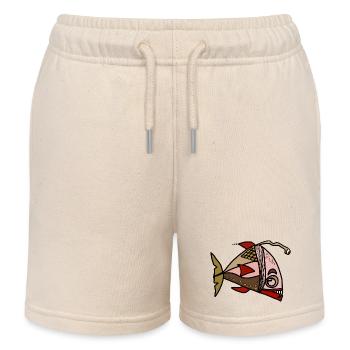 Fisch - Kinder Organic Joggingshorts Mini Bolter von Stanley/Stella - Natur - Vorne