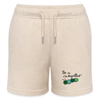 Caterpillar1 - Kinder Organic Joggingshorts Mini Bolter von Stanley/Stella - Natur - Vorne