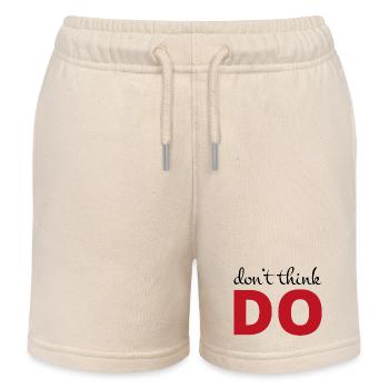 nicht denken, handeln - Kinder Organic Joggingshorts Mini Bolter von Stanley/Stella - Natur - Vorne