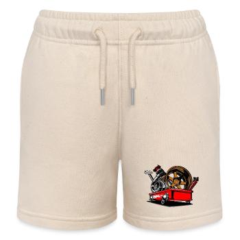 Wagon - Kinder Organic Joggingshorts Mini Bolter von Stanley/Stella - Natur - Vorne