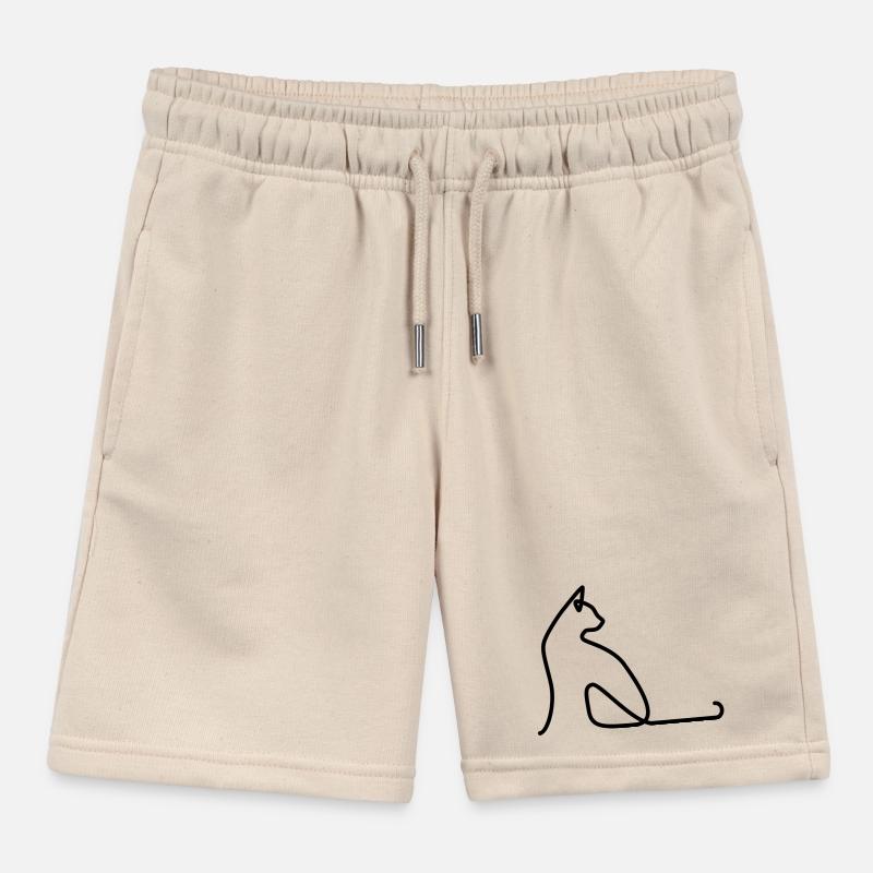 Cat 02 Kids Organic Sweat Shorts by Stanley/Stella