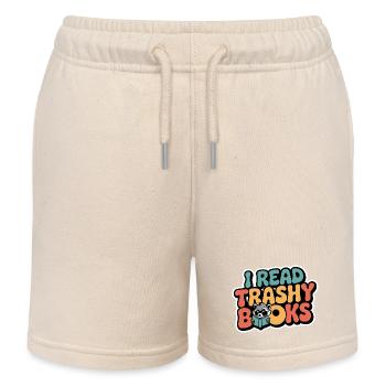 I Read Trashy Books 15 - Kinder Organic Joggingshorts Mini Bolter von Stanley/Stella - Natur - Vorne