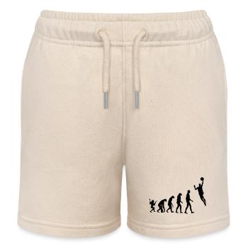 Basketball - Basket Ball - Game - Sport - Player - Kinder Organic Joggingshorts Mini Bolter von Stanley/Stella - Natur - Vorne