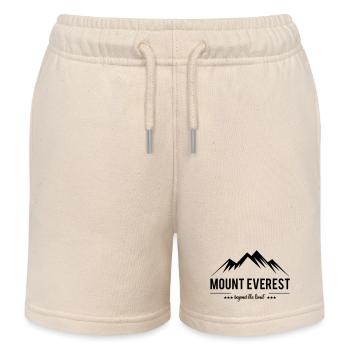 Mont Everest au-delà de la limite - Short de jogging enfant bio Stanley/Stella - écru doux - Devant