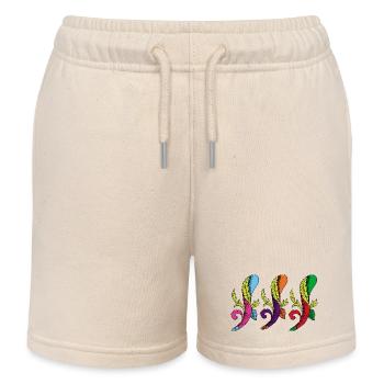 3 as - Short de jogging enfant bio Stanley/Stella - écru doux - Devant