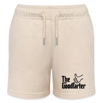 Furzen Papa Furz Vati Geburtstag The good farter - Kinder Organic Joggingshorts Mini Bolter von Stanley/Stella - Natur - Vorne
