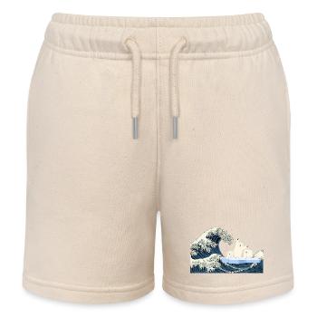 Help Eisbären T-Shirt - Kinder Organic Joggingshorts Mini Bolter von Stanley/Stella - Natur - Vorne