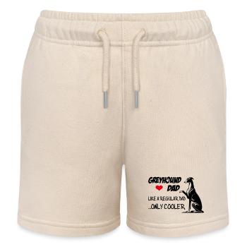 Greyhound Dad - Kinder Organic Joggingshorts Mini Bolter von Stanley/Stella - Natur - Vorne