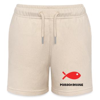 FISH. MEMORY. SARDINE. APRIL FOOL. SEA - Kids Organic Sweat Shorts by Stanley/Stella - soft Ecru - Front