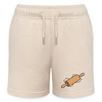 Rouleau à pâtisserie Pâte à pâtisser Cuisson - Short de jogging enfant bio Stanley/Stella - écru doux - Devant