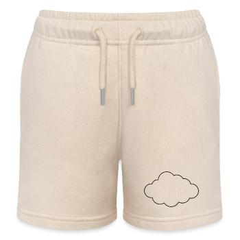 Résumé du nuage - Short de jogging enfant bio Stanley/Stella - écru doux - Devant