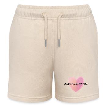 AMORE - Kinder Organic Joggingshorts Mini Bolter von Stanley/Stella - Natur - Vorne