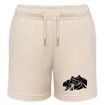 Chinesische Mauer - Kinder Organic Joggingshorts Mini Bolter von Stanley/Stella - Natur - Vorne