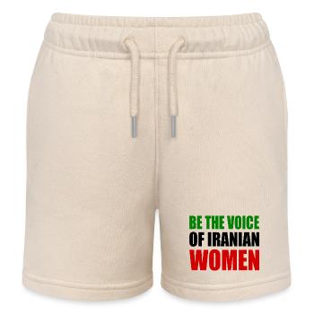 Be the voice of iranian women - Kinder Organic Joggingshorts Mini Bolter von Stanley/Stella - Natur - Vorne