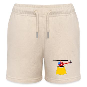Hubschrauber Geburtstag 9 - Kinder Organic Joggingshorts Mini Bolter von Stanley/Stella - Natur - Vorne