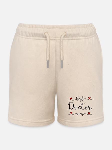 Arzt - Kinder Organic Joggingshorts Mini Bolter von Stanley/Stella - Natur