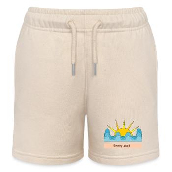 Evening Mood - Kids Organic Sweat Shorts by Stanley/Stella - soft Ecru - Front