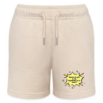 Berlin Meckern Se nich so! - Kinder Organic Joggingshorts Mini Bolter von Stanley/Stella - Natur - Vorne