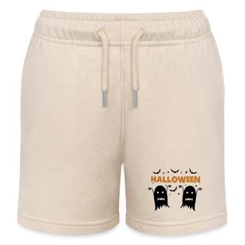 Halloween - Short de jogging enfant bio Stanley/Stella - écru doux - Devant