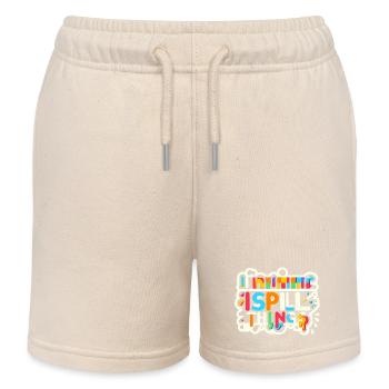 I Spill Things 12 - Kinder Organic Joggingshorts Mini Bolter von Stanley/Stella - Natur - Vorne
